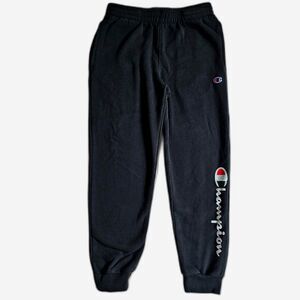 Boys Classic Champion Black Sweat Pants sz M